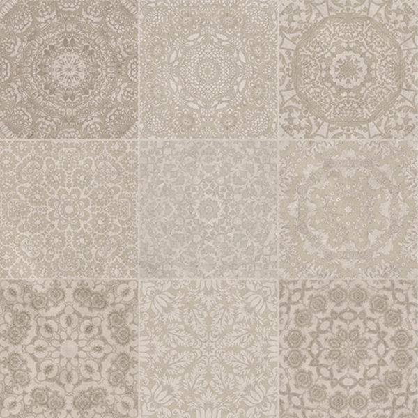 Dlažba béžová so vzorom 60x60cm 4EVER Mandala Beige